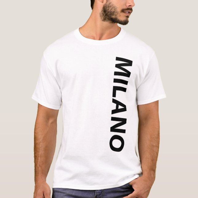 T-shirt Milan Milan Italie (Devant)