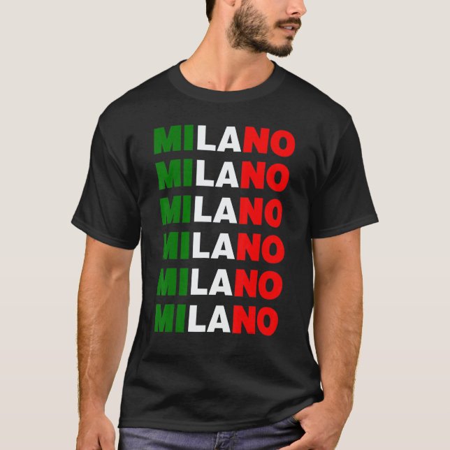 T-shirt Milano Italy (Devant)