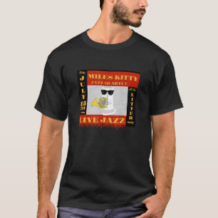 T-shirt Miles Kitty Vivent En Concert Au Litter Box Ca
