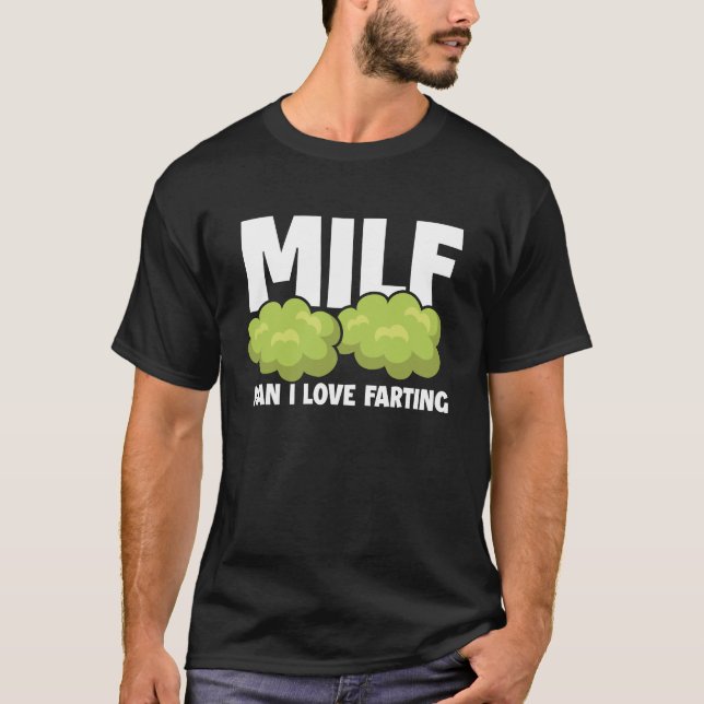 T-shirt MILF man J'aime fariner drôle (Devant)