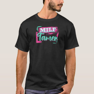 T-shirt Milfs Pun 80s Raglan Baseball Tee