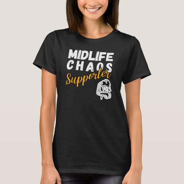 T-shirt milieu de vie chaos supporter - drôle crise de mil (Devant)