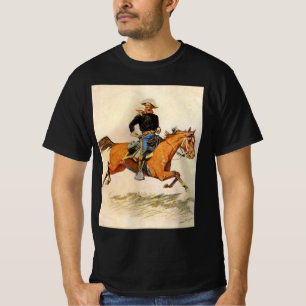 T-shirt Militaire Ancien, Un Officier de Cavalerie par Rem
