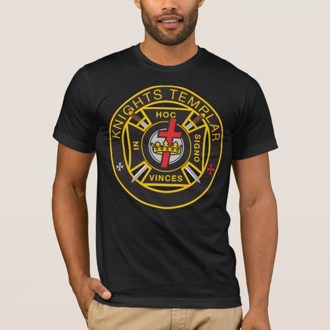 T-shirt militaire de Templar Commandery de (Devant)