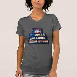 T-shirt MILITAIRE ÉTATS-UNIS - Merci