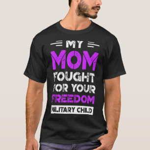 T-shirt Militaire Mois Purple Up Combate