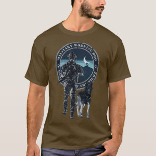 T-shirt Militaires chien de travail et gardiens de la MWD