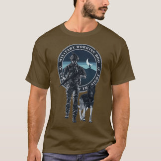 T-shirt Militaires chien de travail et gardiens de la MWD