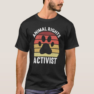 T-shirt Militant de la cause animale Sauver les animaux Co