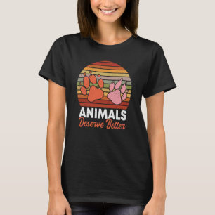 T-shirt Militant Pour La Cause Animale Sauvetage Animaux C