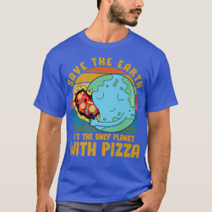T-shirt Militante de l'environnement Pizza amante tee Drôl