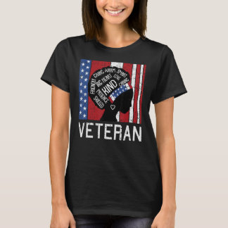 T-shirt Militar de l'armée de la Fête des anciens combatta