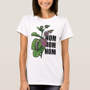 T-shirt Milkweed de Caterpillar de papillon de monarque de