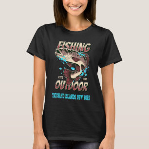T-shirt Mille Îles New York Top 100 Bass Fishing La