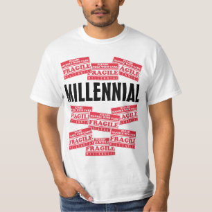 T-shirt Millénaire fragile, manipulent avec soin