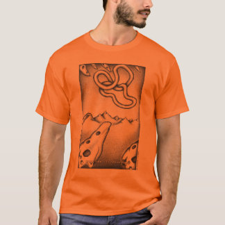 T-shirt - millénaire - orange - Janice Yudell