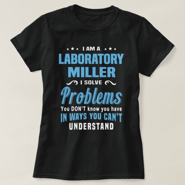 T-shirt Miller laboratoire (Design devant)