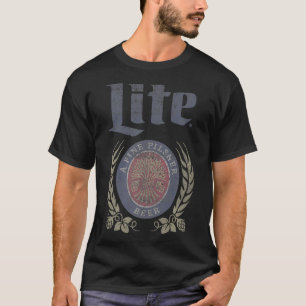 T-shirt Miller Lite Worn Vintage Beer Logo Premium