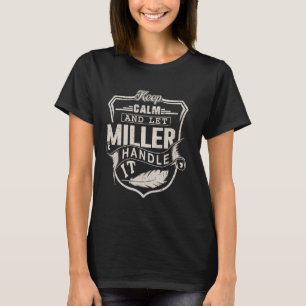 T-shirt Miller Nom Chemise Miller Nom Anniversaire