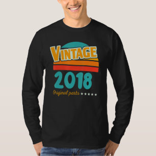 T-shirt Millésime Né En 2018