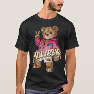T-shirt MILLIARBÄR Design | Pink Bomber Graffiti Teddy