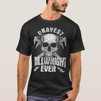 T-shirt Millwright Image On Back Of Clothing _1 