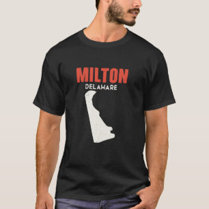 T-shirt Milton Delaware USA State America Travel Delawarea