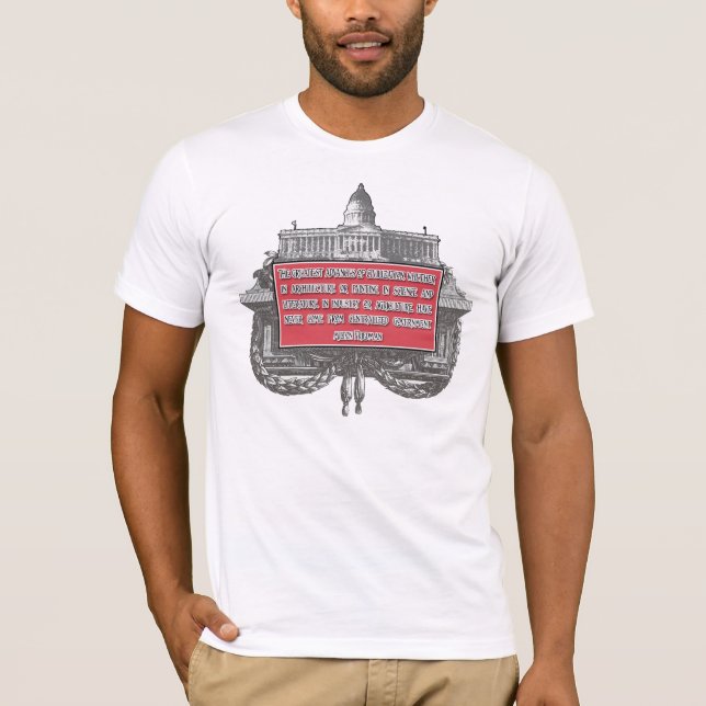 T-shirt Milton Friedman sur les accomplissements de la (Devant)