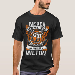 T-shirt MILTON - Ne jamais sous-estimer personnalisé