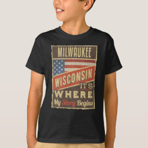 T-shirt Milwaukee Wisconsin