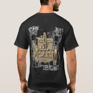 T-shirt Milwaukee Wisconsin Engine Early K