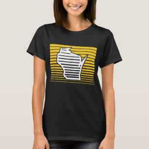 T-shirt Milwaukee Wisconsin Grandes Dégradées Rétro