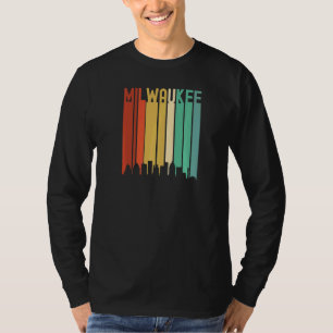 T-shirt Milwaukee Wisconsin Retro City Architecture Vintag