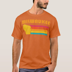 T-shirt Milwaukee Wisconsin Souvenir Vintage en détresse