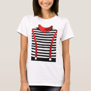 T-shirt Mime Artiste Interprète Arts Halloween Costume Cos
