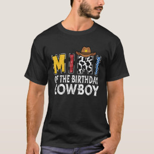 T-shirt Mimi 1er Anniversaire Cowboy Western Mimi Garçon d