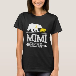 T-shirt Mimi Bear Chilhood Cancer Awareness Mimi Of A War