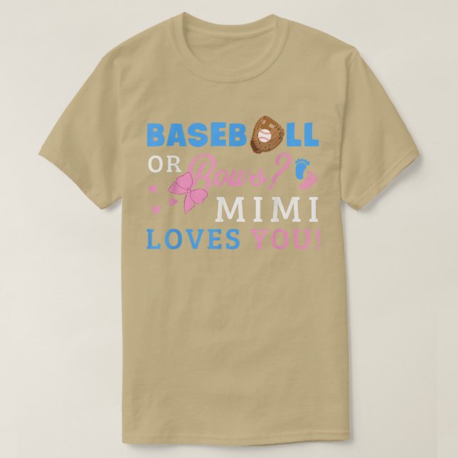 T-shirt Mimi de la révélation du genre (Design devant)