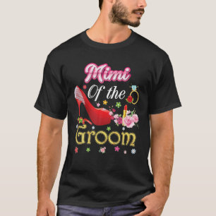 T-shirt Mimi De La Salle Joyeux Fleur Mariage Rose Chaussu