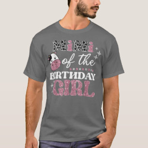 T-shirt Mimi De L'Anniversaire Pour Girl Cow Farm Birthday