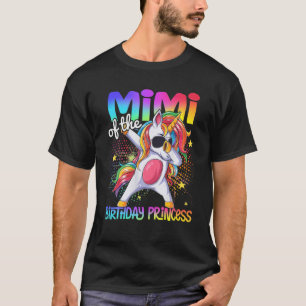 T-shirt Mimi De L'Anniversaire Princesse Drôle Dabbing Un