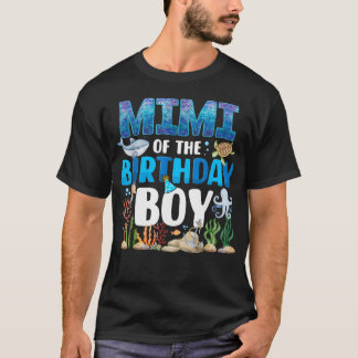 T-shirt Mimi de l'aquarium d'animaux marins du garçon d'an