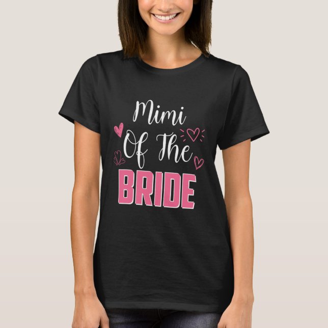 T-shirt Mimi De L'Épouse De Mariage De Famille Mariage À Ê (Devant)