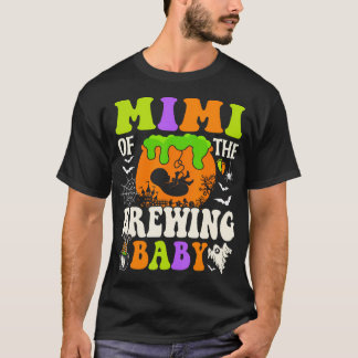T-shirt Mimi Du Bébé Brassant Halloween Grossesse Bébé