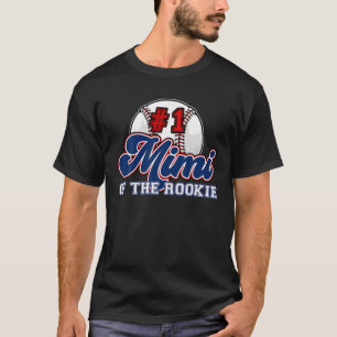 T-shirt Mimi Of Rookie 1er Anniversaire Thème De Baseball 