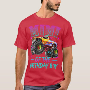 T-shirt Mimi of the Birthday Boy Monster Truck Anniversair