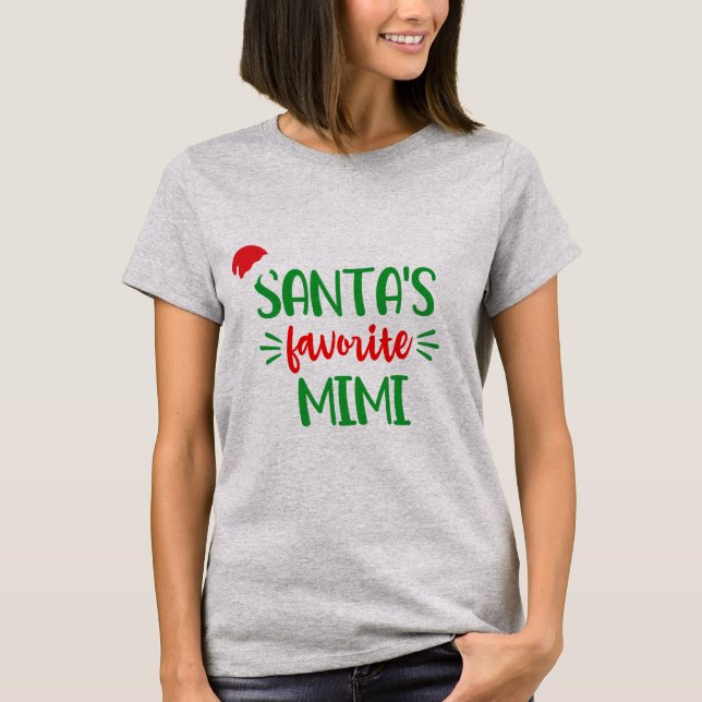 T-shirt Mimi préféré de Santas (Devant)
