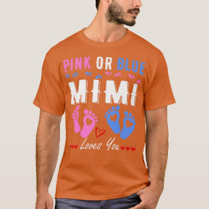 T-shirt Mimi Rose Ou Bleu Vous Aime Révéler Le Sexe