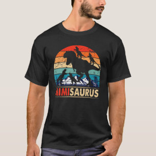 T-shirt Mimisaurus T Rex Mimi Dinosaur 4 Enfants Fête des 