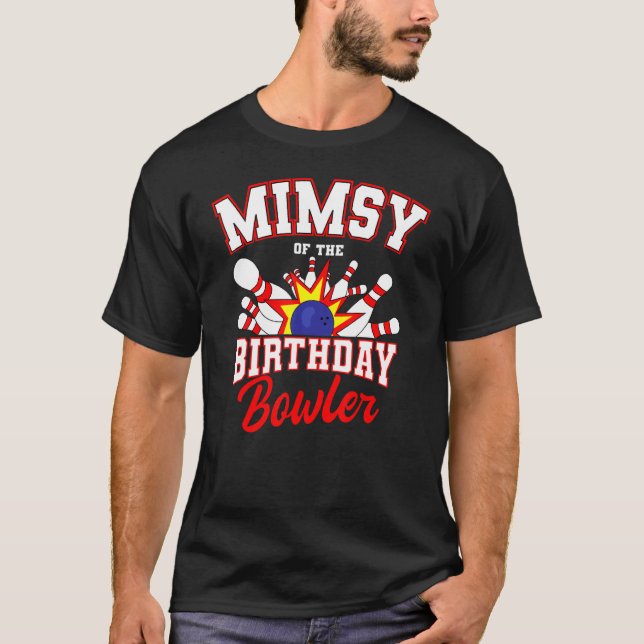 T-shirt Mimsy De L'Anniversaire Bowler Anniversaire Bowlin (Devant)